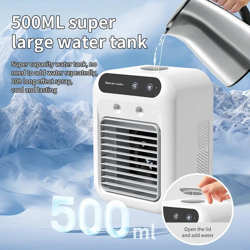 Portable Cool Breeze Fan with 500ml water tank